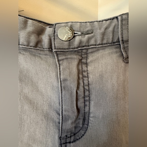 Free People “High Rise Busted Knee Skinny Jeans” 28 Grey - Picture 2 of 4